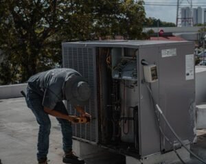 Emergency after-hours AC repair van in Pflugerville